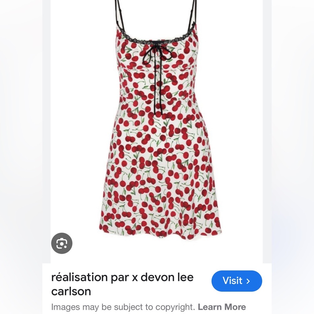 Realisation par Devon lee Carlson, limited, edition, cherry dress